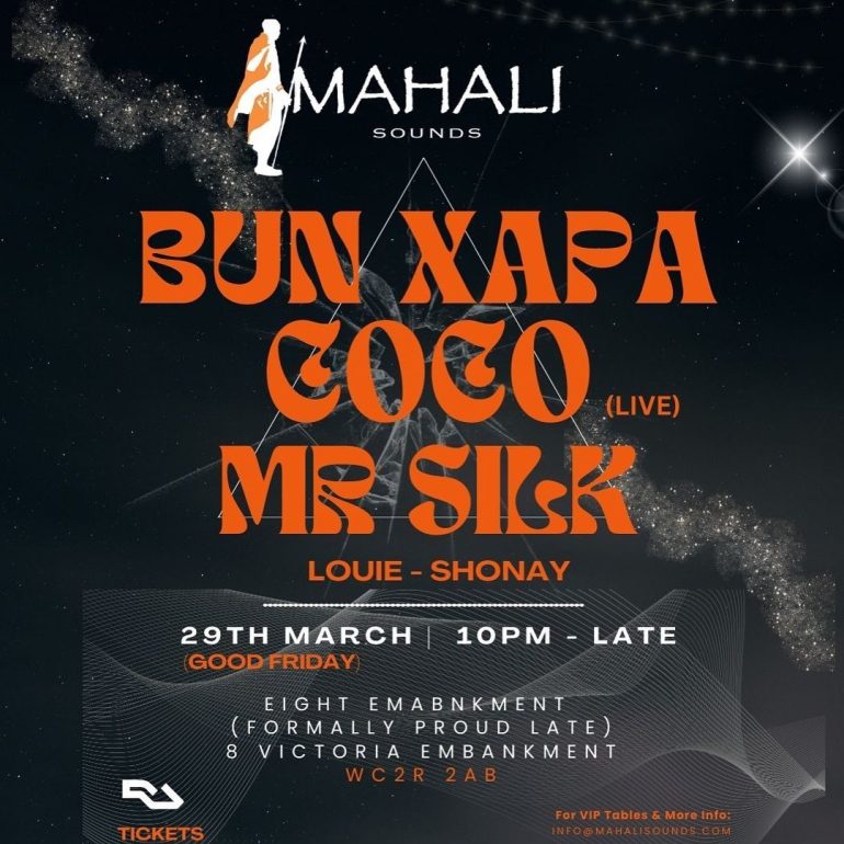 Mahalia flyer for Easter event