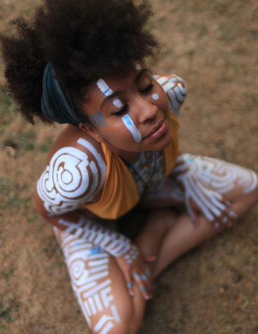 Azyre Blue painted by Emerzy Corbin